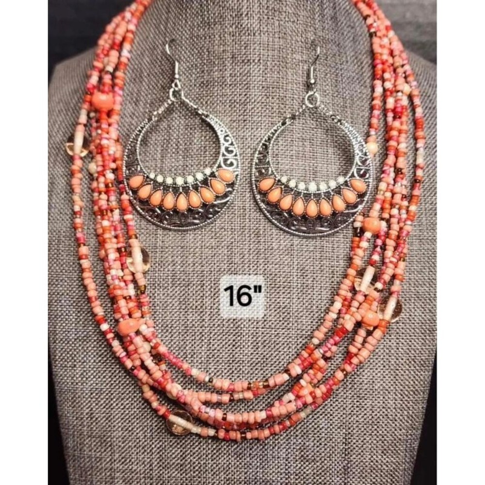 47. Multi-strand Seed Bead Necklace